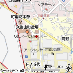 久御山郵便局周辺の地図