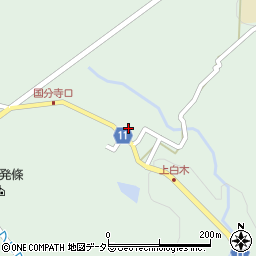 三重県亀山市白木町2211周辺の地図