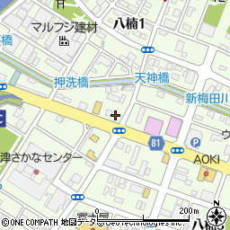車買取りブル焼津インター店周辺の地図