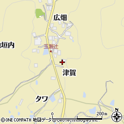 兵庫県宝塚市玉瀬赤ハゲ周辺の地図