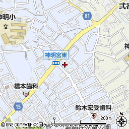 京都府宇治市神明宮東10周辺の地図
