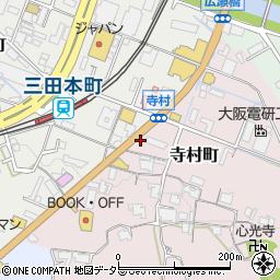 兵庫県三田市寺村町4255周辺の地図
