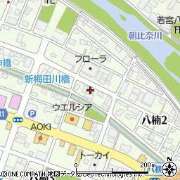 篠宮アパート周辺の地図