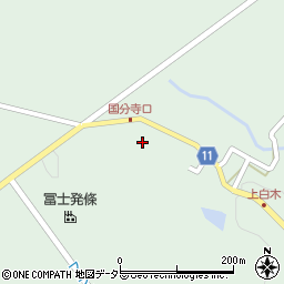 三重県亀山市白木町2109周辺の地図