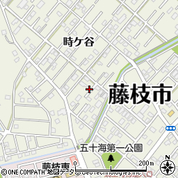 静岡県藤枝市時ケ谷402周辺の地図