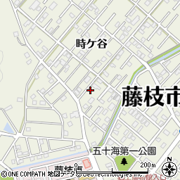 静岡県藤枝市時ケ谷402-1周辺の地図