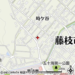 静岡県藤枝市時ケ谷384-33周辺の地図