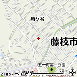 静岡県藤枝市時ケ谷402-7周辺の地図