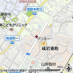 愛知県半田市成岩東町10周辺の地図