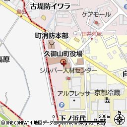 京都府久世郡久御山町周辺の地図