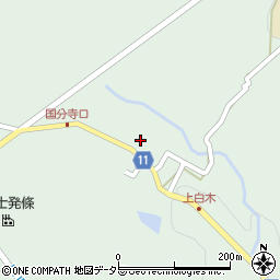 三重県亀山市白木町2213周辺の地図