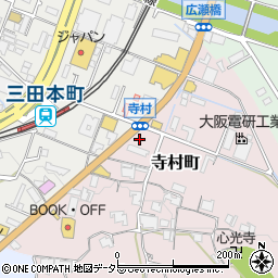 兵庫県三田市寺村町4253周辺の地図