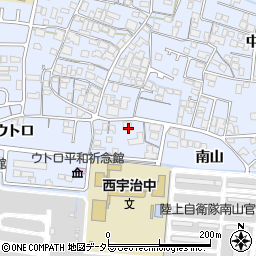 京都府宇治市伊勢田町南山3-1周辺の地図