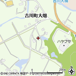 兵庫県三木市吉川町大畑310周辺の地図