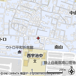 京都府宇治市伊勢田町南山4周辺の地図