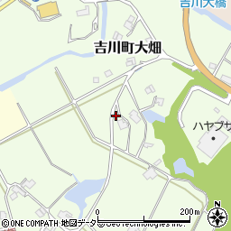 兵庫県三木市吉川町大畑835周辺の地図