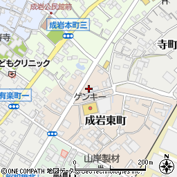 愛知県半田市成岩東町31周辺の地図