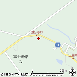 三重県亀山市白木町2111-1周辺の地図