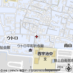 京都府宇治市伊勢田町南山1周辺の地図