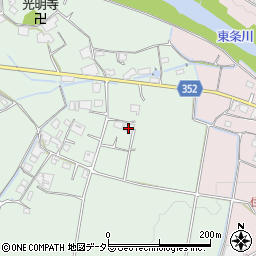 兵庫県小野市久保木町166周辺の地図