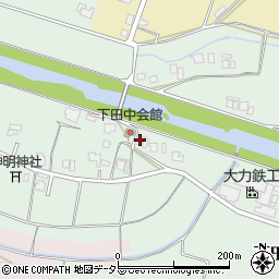 兵庫県三田市下田中238周辺の地図