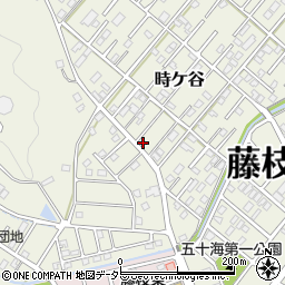 静岡県藤枝市時ケ谷384-69周辺の地図