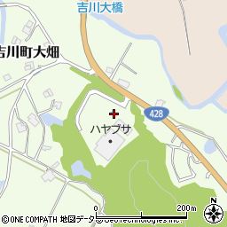 兵庫県三木市吉川町大畑341-23周辺の地図