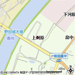 愛知県新城市一鍬田（上川原）周辺の地図