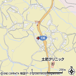 静岡県伊豆市小下田2099-1周辺の地図