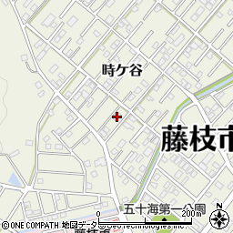 静岡県藤枝市時ケ谷384-39周辺の地図