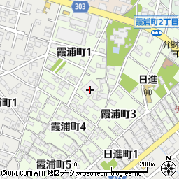愛知県碧南市霞浦町周辺の地図