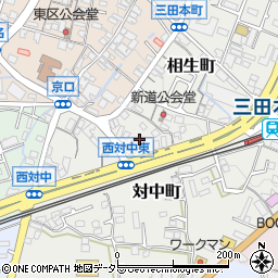 兵庫県三田市相生町24周辺の地図