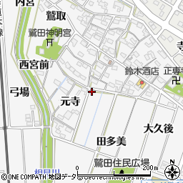愛知県額田郡幸田町菱池田多美172周辺の地図