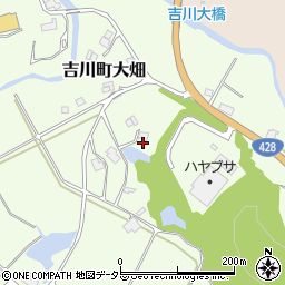 兵庫県三木市吉川町大畑893周辺の地図