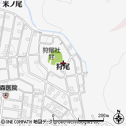 京都府八幡市橋本狩尾周辺の地図