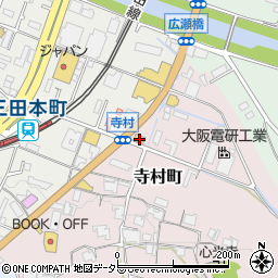 兵庫県三田市寺村町4238周辺の地図