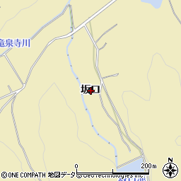 愛知県岡崎市桑谷町坂口周辺の地図