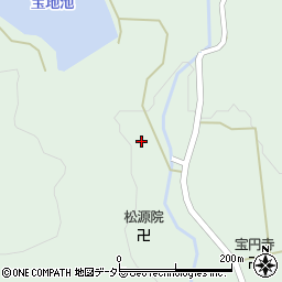 愛知県豊川市上長山町（北宝地）周辺の地図