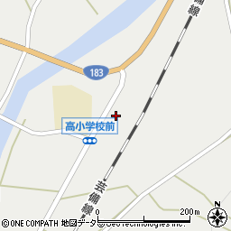 広島県庄原市高町821周辺の地図