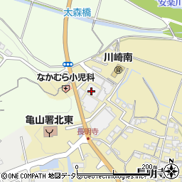 パナック株式会社　亀山工場周辺の地図