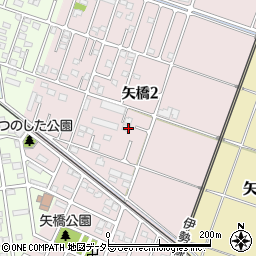 三重県鈴鹿市矢橋周辺の地図