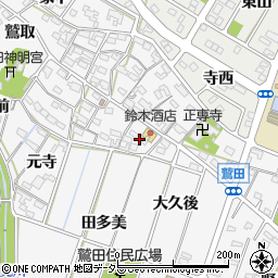 愛知県額田郡幸田町菱池寺西82周辺の地図