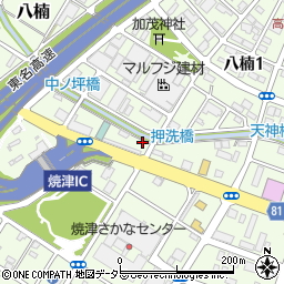 株式会社タカソウ　焼津営業所周辺の地図