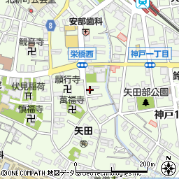 三重県鈴鹿市神戸周辺の地図
