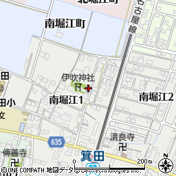 南堀江町民センター周辺の地図
