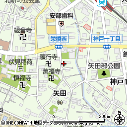 三重県鈴鹿市神戸周辺の地図