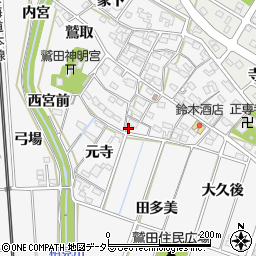 愛知県額田郡幸田町菱池寺西1周辺の地図