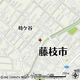 静岡県藤枝市時ケ谷400-19周辺の地図