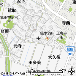 愛知県額田郡幸田町菱池寺西42周辺の地図