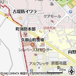 京都府久世郡久御山町田井浜代周辺の地図